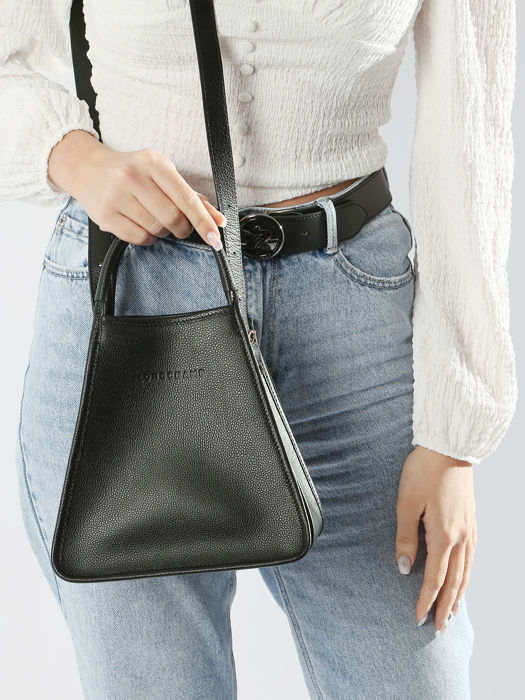 Longchamp Le foulonné Handbag Black