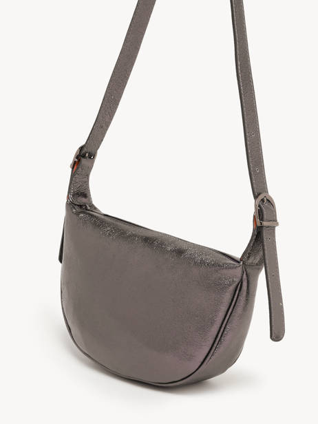 Sac BandouliÃ¨re Nine Milano Gris nine NI23115 vue secondaire 2