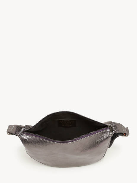 Sac BandouliÃ¨re Nine Milano Gris nine NI23115 vue secondaire 3