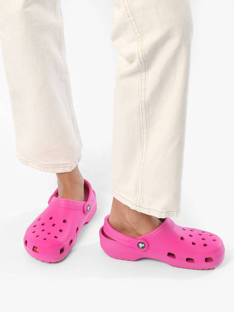 Slippers Classic Bone Crocs Pink women 10001 other view 2