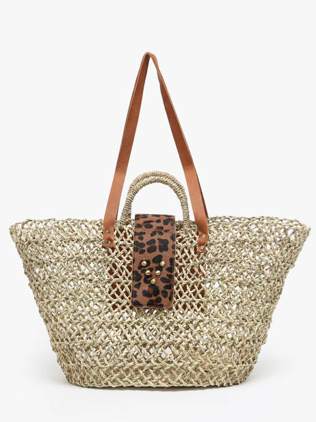 Shoulder Bag Pergola Virginie darling Beige pergola PERPMEDR other view 2