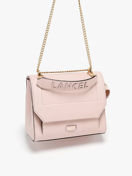 Top Handle M Ninon Leather Lancel Pink ninon A09222 other view 2