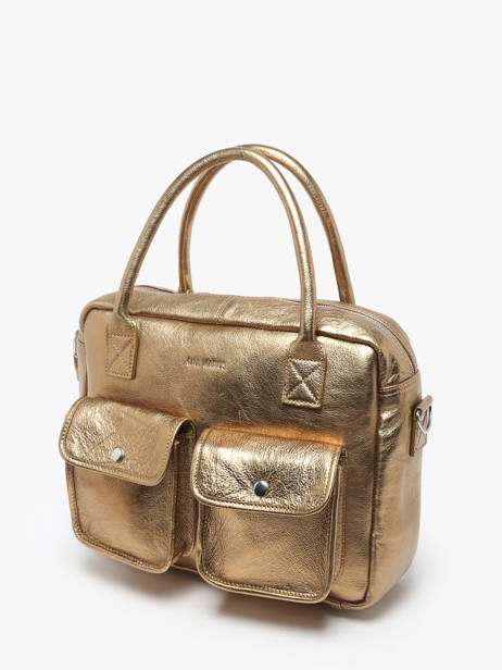 Leather Le Dandy A4 Satchel Paul marius Gold vintage S other view 2