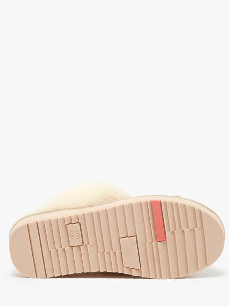 Slippers In Leather Nathan baume Beige accessoires 242N6103 other view 5