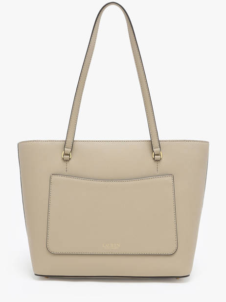 Medium Leather Karly Tote Bag Lauren ralph lauren Beige karly 31924351 other view 4