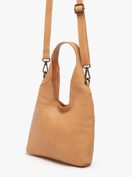 Shoulder Bag Cow Leather Basilic pepper Brown cow BCOW2S other view 2