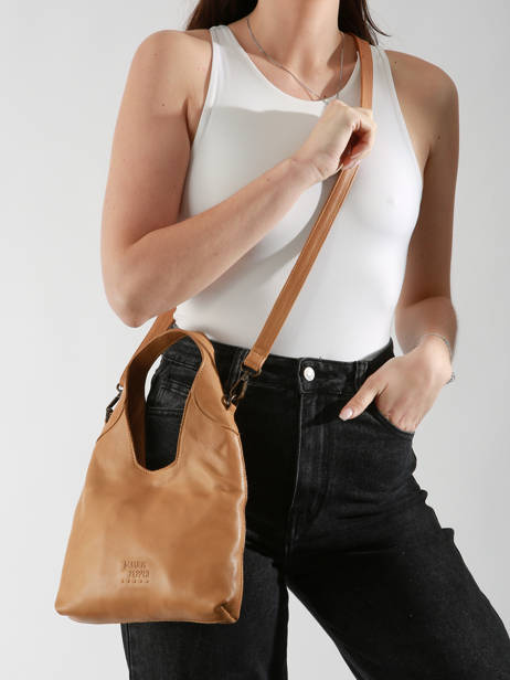 Shoulder Bag Cow Leather Basilic pepper Brown cow BCOW2S other view 1