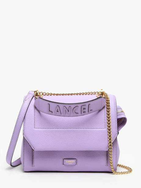 Top Handle M Ninon Leather Lancel Violet ninon A09222