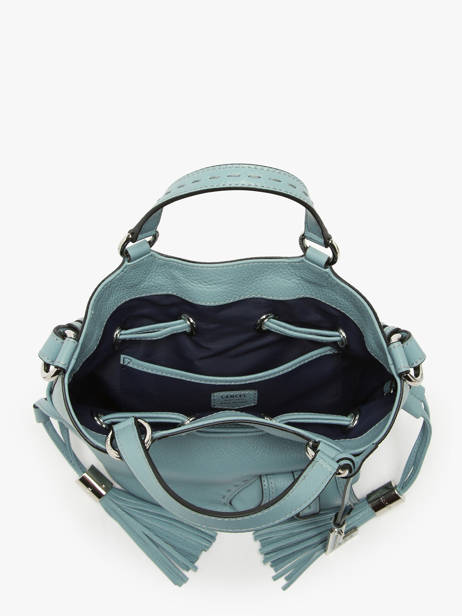 Sac Seau S Premier Flirt Cuir Lancel Bleu premier flirt A10109 vue secondaire 4