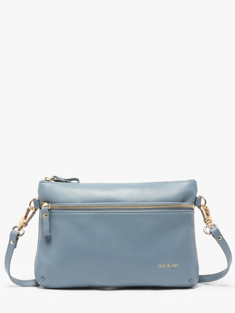Leather Vicky Crossbody Bag Nat et nin Blue vintage VICKY