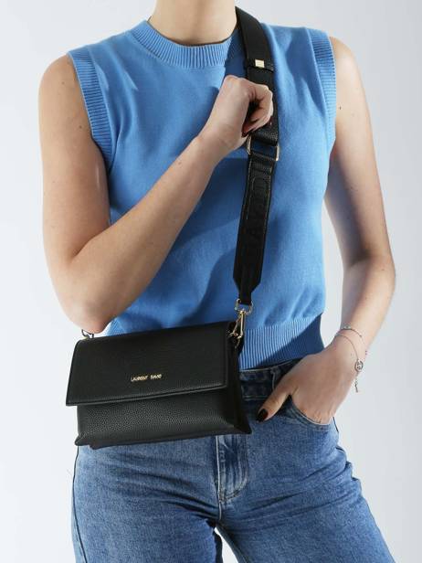Sac BandouliÃ¨re Estee Laurent david Noir ld bags 746 vue secondaire 1