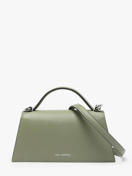 Shoulder Bag K Signature Leather Karl lagerfeld Green k signature A1W30458 other view 4