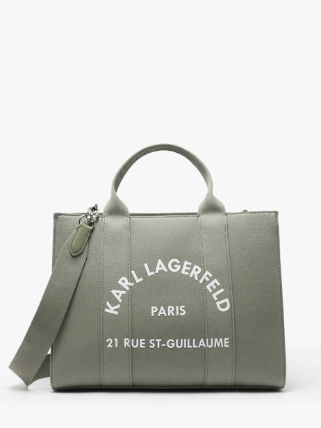 Satchel Rsg Cotton Karl lagerfeld Green rsg A1W50010
