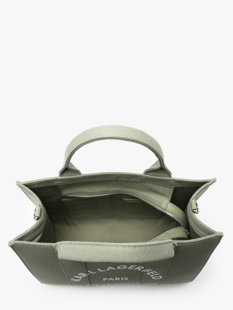 Satchel Rsg Cotton Karl lagerfeld Green rsg A1W50010 other view 3