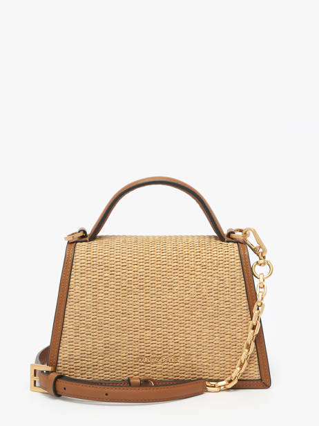 Shoulder Bag K Signature Raphia Karl lagerfeld Beige k signature A2W30009 other view 4