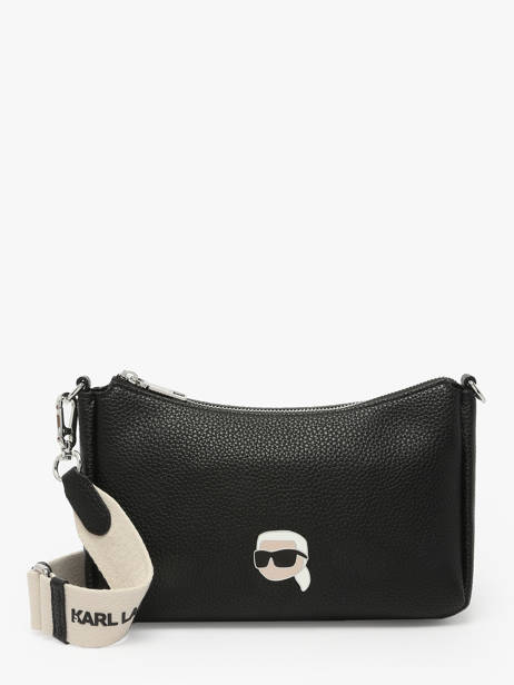 Shoulder Bag K Ikon Polyurethane Karl lagerfeld Black k ikon A2W30106