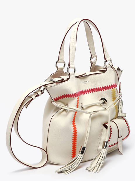 Bucket Bag Premier Flirt Leather Lancel White premier flirt A13387 other view 2