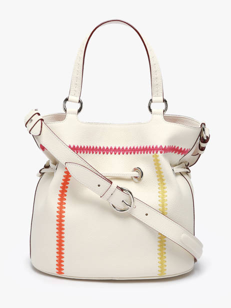 Bucket Bag Premier Flirt Leather Lancel White premier flirt A13387 other view 4