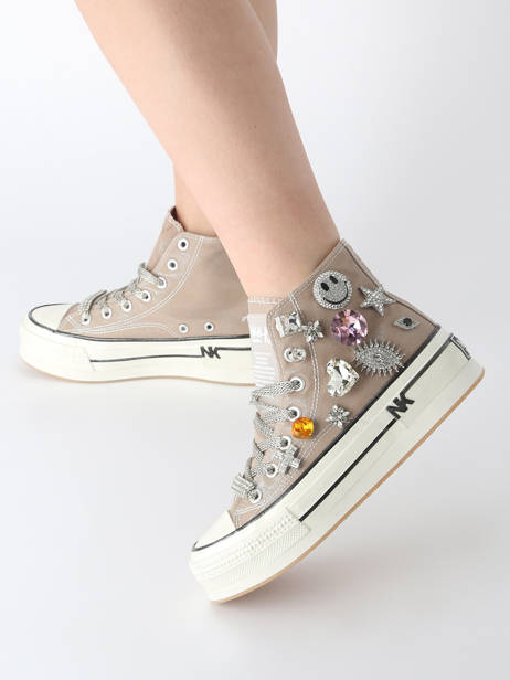 Sneakers Nan-ku couture Beige women 14A3 other view 1
