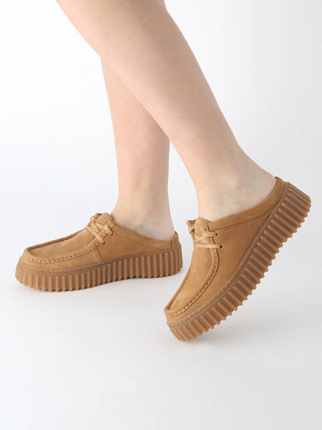 Slippers Torhill Clarks Beige women 26181196 other view 1