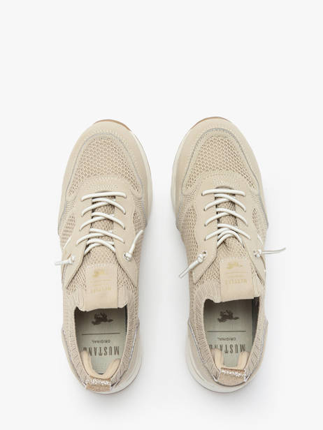 Sneakers Mustang Beige women 1358321 other view 4