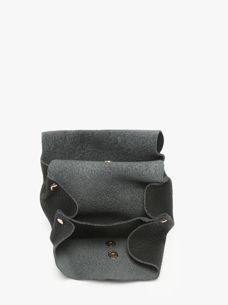 Coin Purse Leather Paul marius Black la suite GUSTASUI other view 1