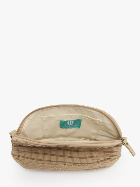Sac Bandoulière Gaufrette Polyester Le voyage en panier Beige gaufrette PM883 vue secondaire 3