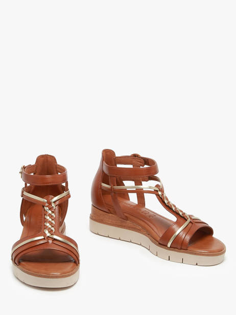 Sandals In Leather Tamaris Brown accessoires 44 other view 2