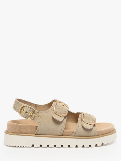 Sandals In Leather Inuovo Beige accessoires D53026