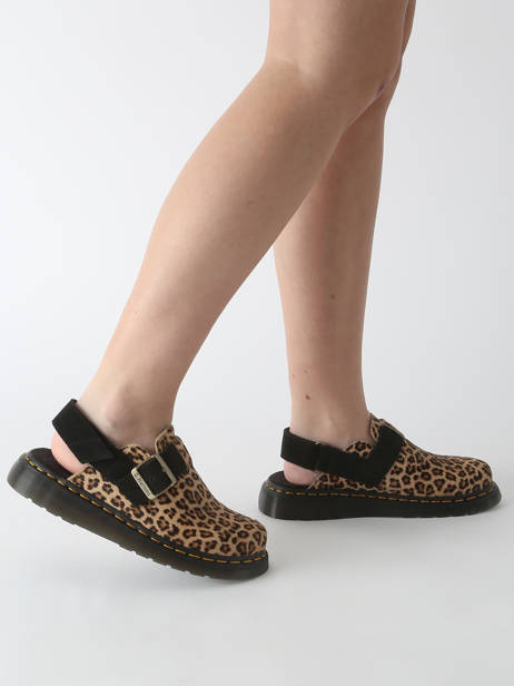Mules Jorge Iii En Cuir Dr martens Marron accessoires 41088200 vue secondaire 1