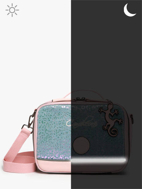 Lunch Bag Cameleon Blue vintage fantasy BL24 other view 6