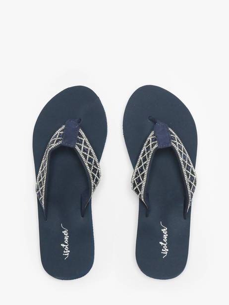 Flip Flops Isotoner Blue women 94931