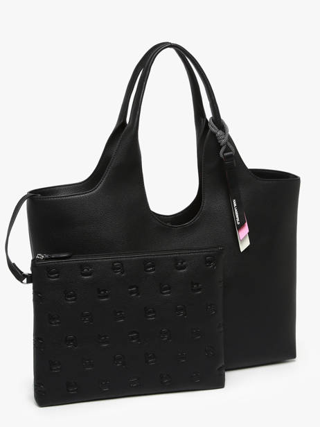 Shoulder Bag K Ikon Polyurethane Karl lagerfeld Black k ikon A3W30096 other view 2