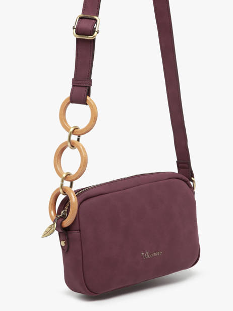 Sac Bandoulière Heliconia Woomen Violet heliconia WHEL11 vue secondaire 2