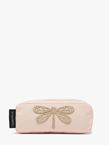 2-compartment Pouch Caramel et cie Pink boheme FI other view 1
