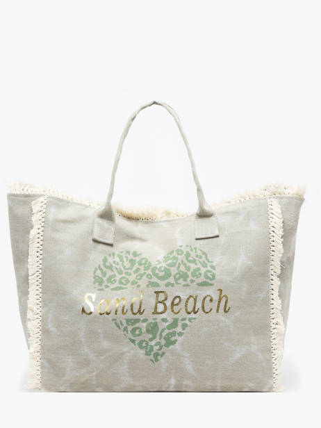 Shoulder Bag Cabas Cotton Miniprix Green cabas Q641