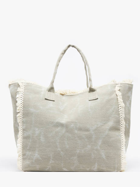 Shoulder Bag Cabas Cotton Miniprix Green cabas Q641 other view 3