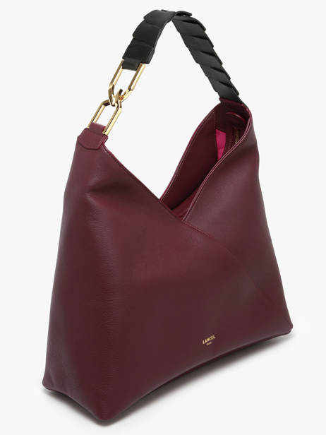 Shoulder Bag Pagode Leather Lancel Violet pagode A12510 other view 1
