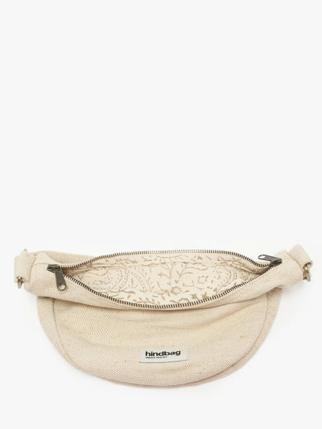Sac Bandoulière Jute Hindbag Beige jute JU vue secondaire 2