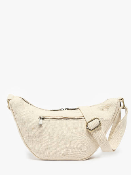 Sac Bandoulière Jute Hindbag Beige jute JU vue secondaire 3