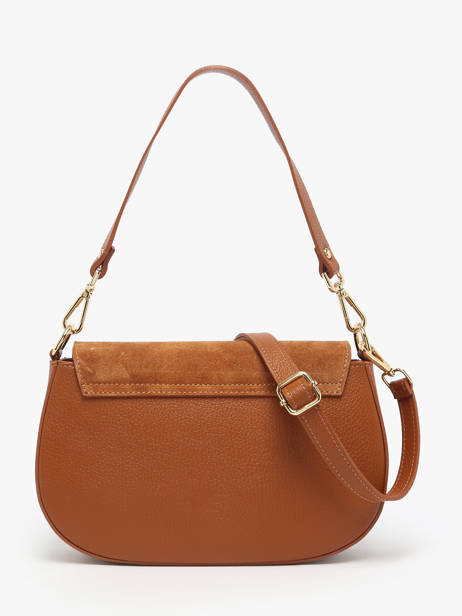 Sac Bandoulière Velvet Caviar Cuir Milano Orange velvet caviar VC25069 vue secondaire 4