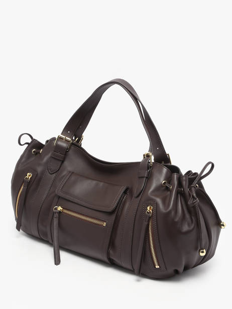 Sac Porté épaule Icone Cuir Gerard darel Marron icone DCS30410 vue secondaire 2