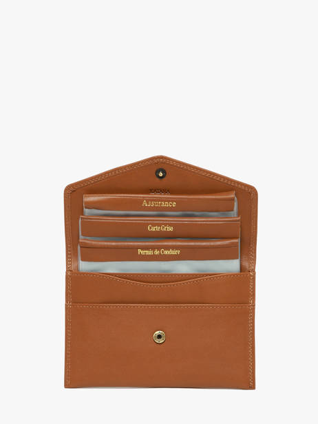 Porte-papiers Marina Cuir Katana Marron marina 753104 vue secondaire 1