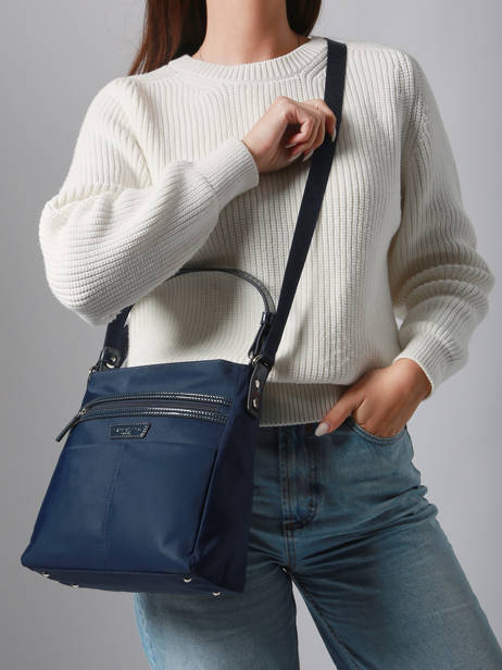 Sac Bandoulière Basic Vernis Lancaster Bleu basic vernis 514-60 vue secondaire 1