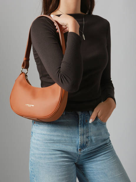 Sac Bandoulière Donna Aria Cuir Lancaster Beige donna aria 75 vue secondaire 1