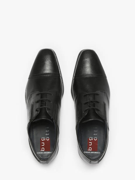 Chaussures De Ville Armo En Cuir Bugatti Noir men 10006300 vue secondaire 3