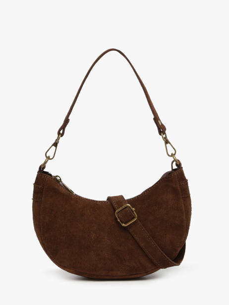 Sac Porté épaule Mucca Cuir Milano Marron mucca VM25064 vue secondaire 4