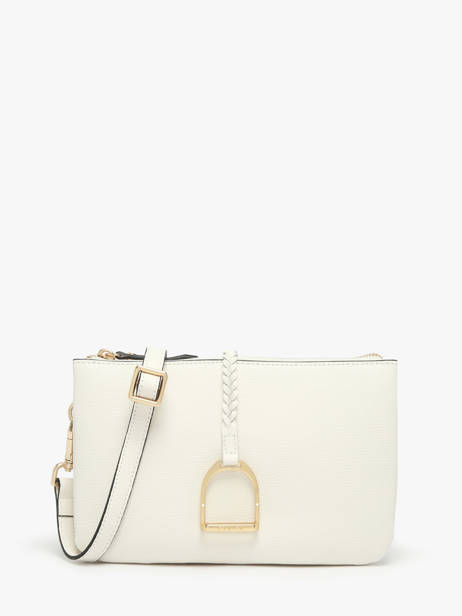 Sac Bandoulière Torsade Cuir Etrier Blanc torsade ETOS0142