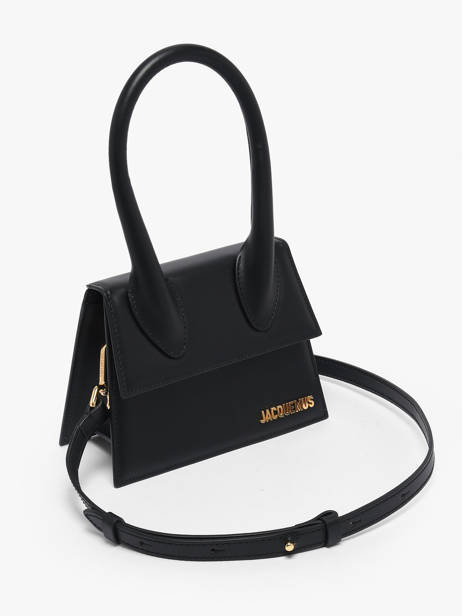 Sac Bandoulière D'occasion Chiquito Moyen Cuir Jacquemus Noir second life 1566432 vue secondaire 4
