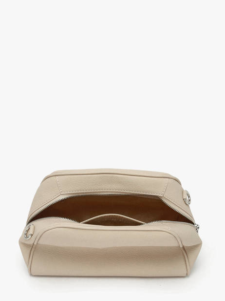 Sac Bandoulière Brenda Cuir Nathan baume Beige state 2 vue secondaire 3